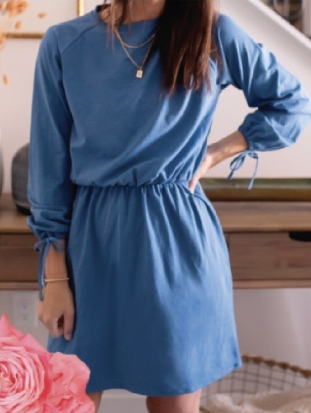Smash & Tess - Lilah Cargo Dress in Stellar Blue